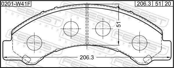 Febest 0201-W41F