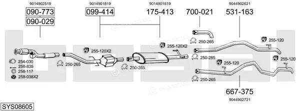 Bosal SYS08605