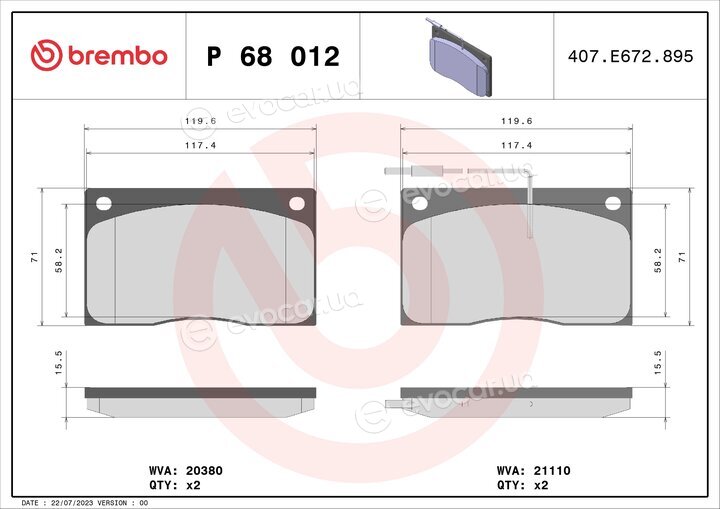 Brembo P 68 012