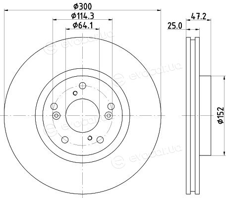 Hella Pagid 8DD 355 125-101