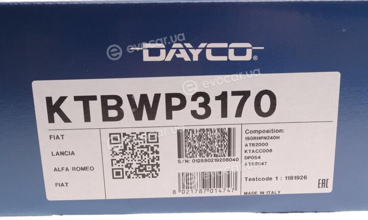 Dayco KTBWP3170