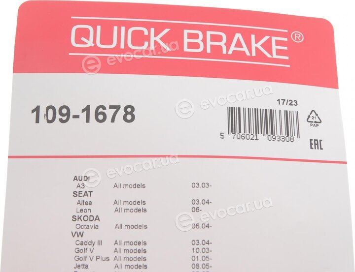 Kawe / Quick Brake 109-1678