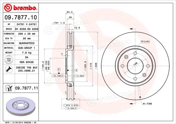 Brembo 09.7877.11