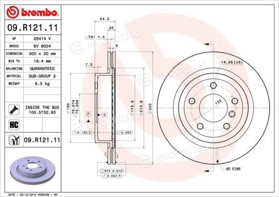 Brembo 09.R121.11