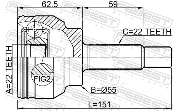 Febest 1510-006