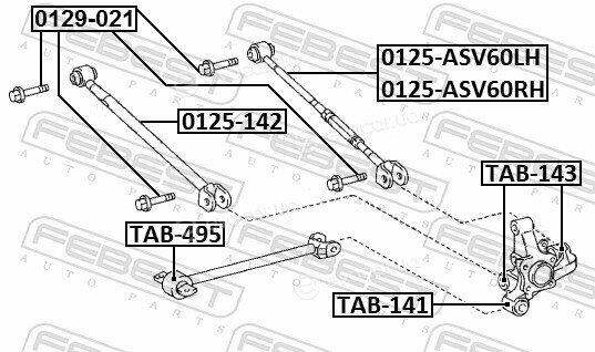 Febest 0125-ASV60LH