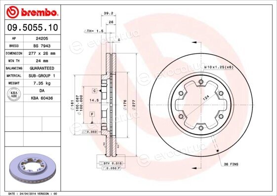 Brembo 09.5055.10
