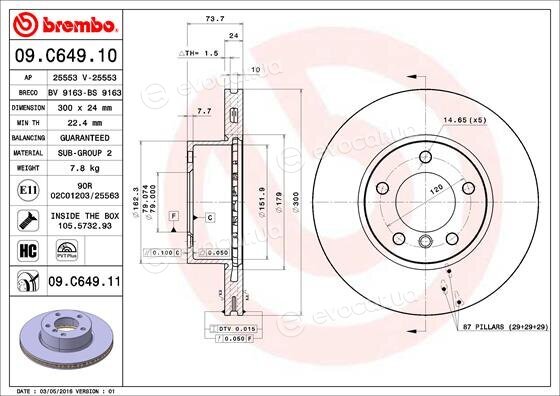 Brembo 09.C649.11