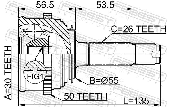 Febest 0310-024A50