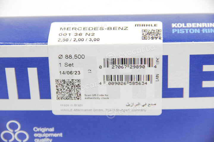 Mahle 001 36 N2