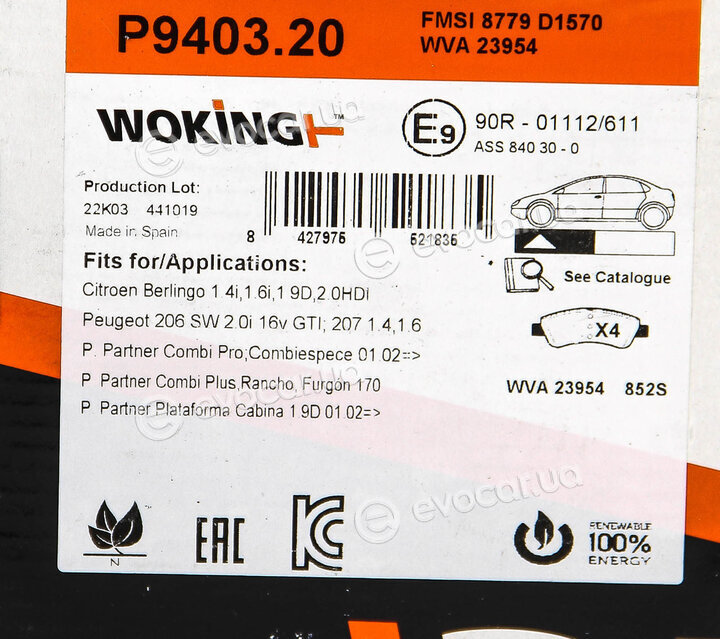 Woking P9403.20