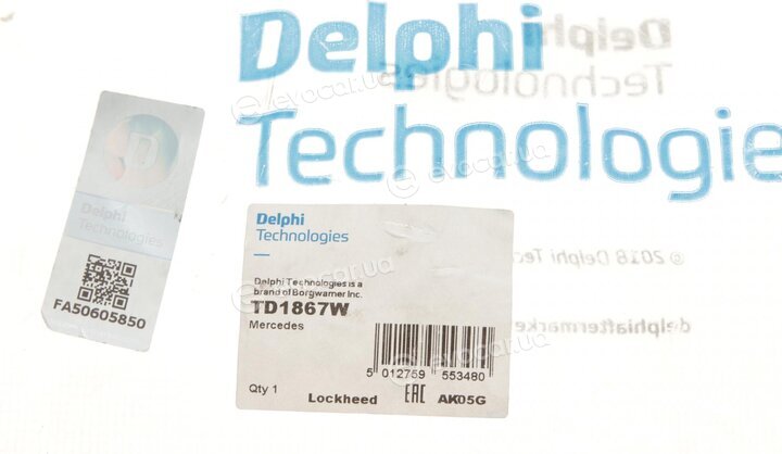 Delphi TD1867W