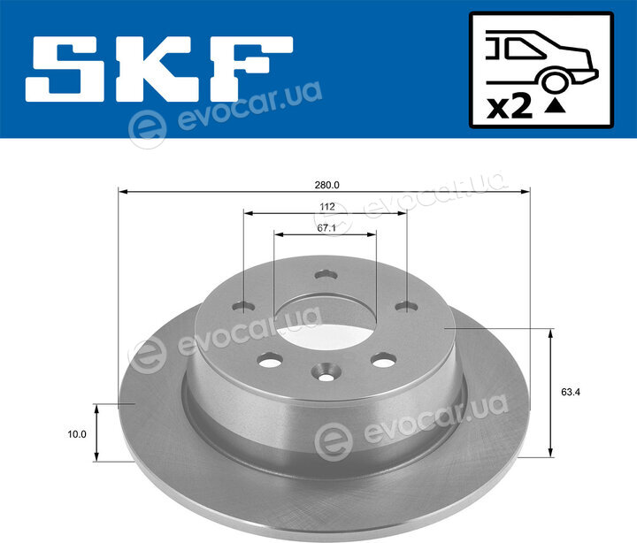 SKF VKBD 90454 S2