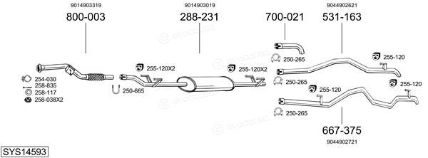 Bosal SYS14593