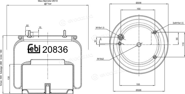 Febi 20836