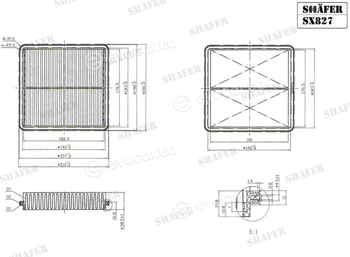Shafer SX827