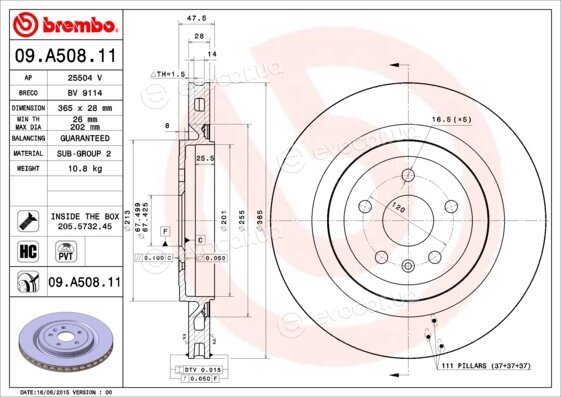 Brembo 09.A508.11