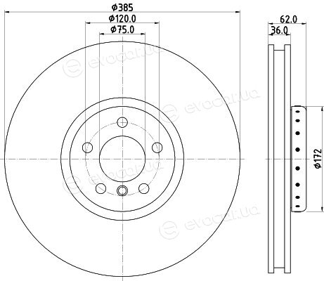 Hella Pagid 8DD 355 120-731