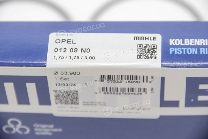 Mahle 012 08 N0
