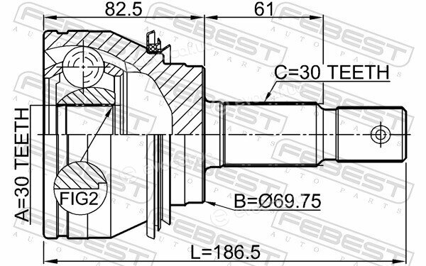 Febest 0110-GRJ150