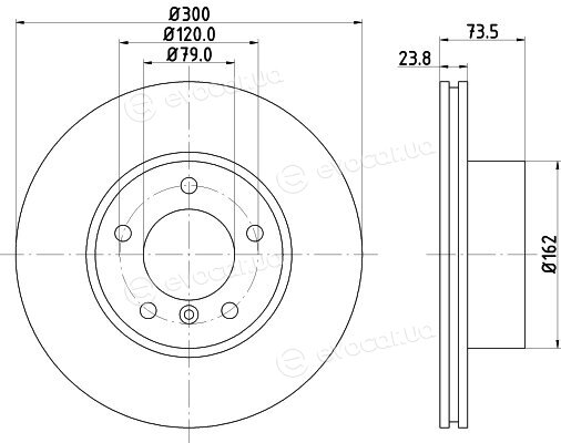 Hella Pagid 8DD 355 111-921