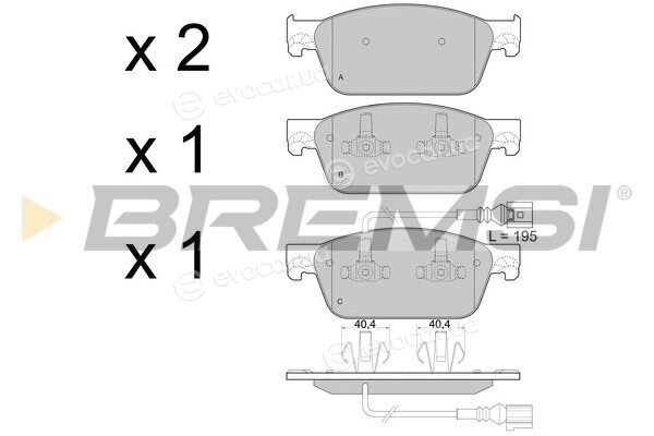 Bremsi BP3478