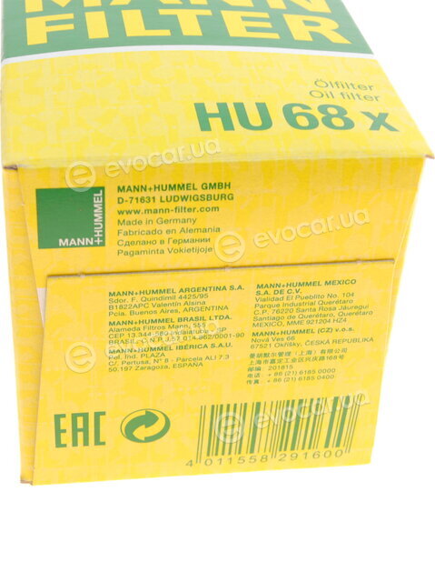 Mann HU 68 x
