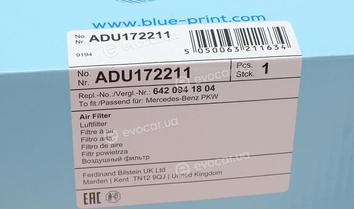 Blue Print ADU172211