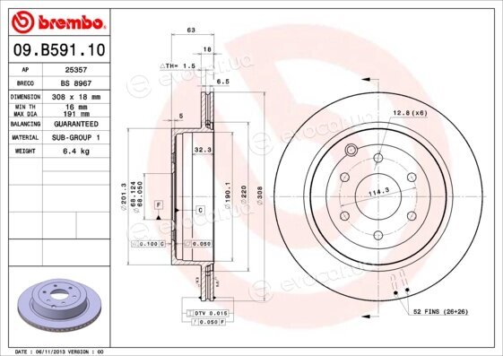 Brembo 09.B591.10