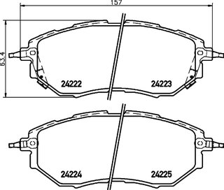 Hella Pagid 8DB 355 012-031