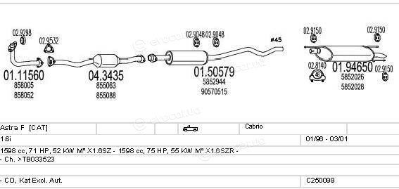 MTS C250099005209