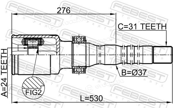 Febest 0511-CX5AT4WDRH