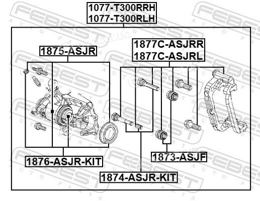 Febest 1077-T300RLH