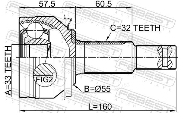 Febest 0210-L33