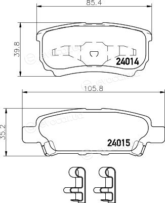 Hella Pagid 8DB 355 010-811