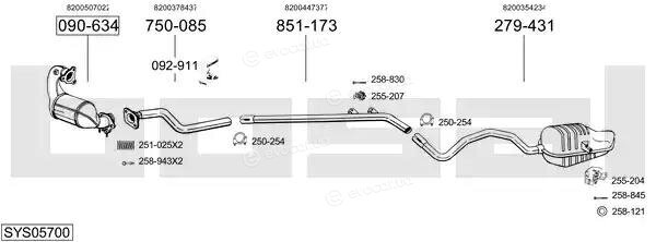 Bosal SYS05700