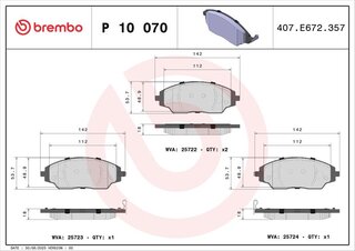 Brembo P10070