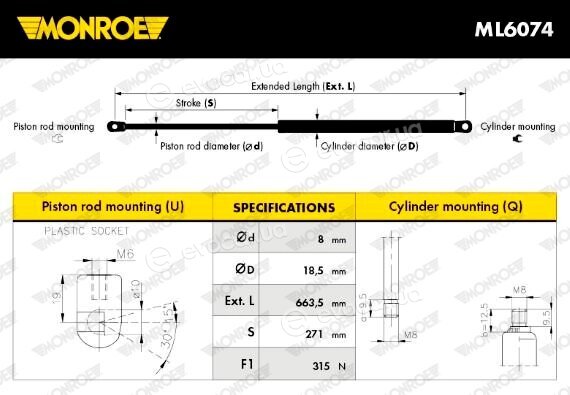 Monroe ML6074