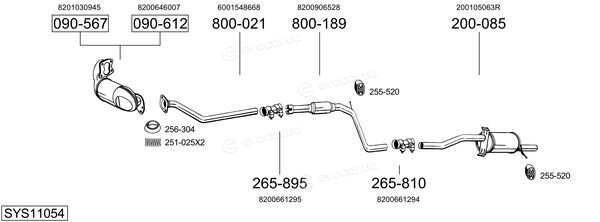 Bosal SYS11054