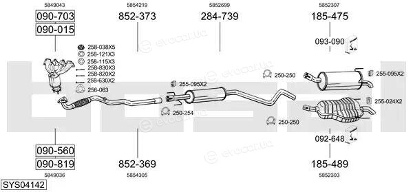 Bosal SYS04142