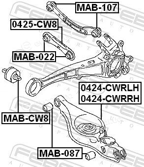 Febest 0424-CWRRH