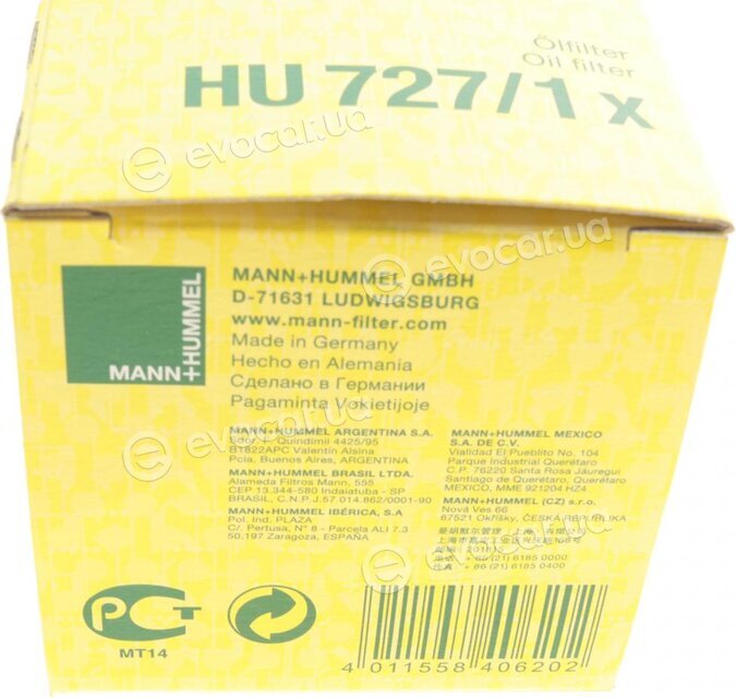 Mann HU 727/1 x