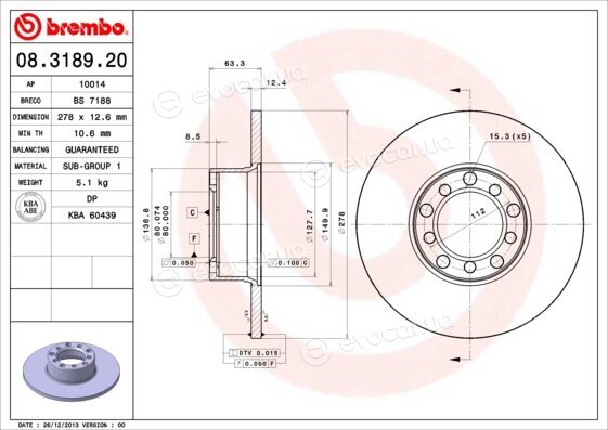 Brembo 08.3189.20