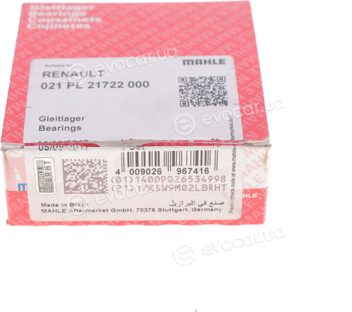 Mahle 021 PL 21722 000