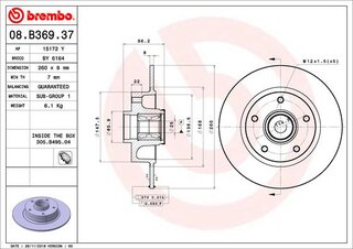 Brembo 08.B369.37