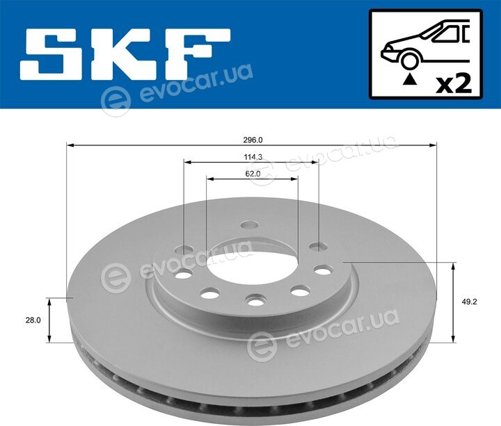 SKF VKBD 80168 V2