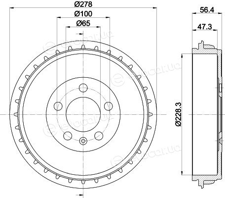 Hella Pagid 8DT 355 303-251