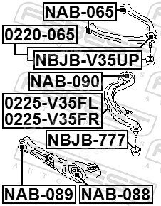 Febest 0225-V35FL