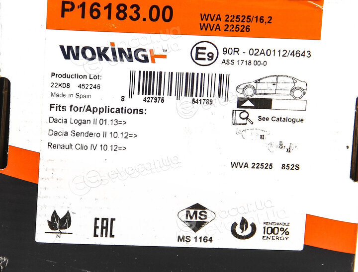 Woking P16183.00