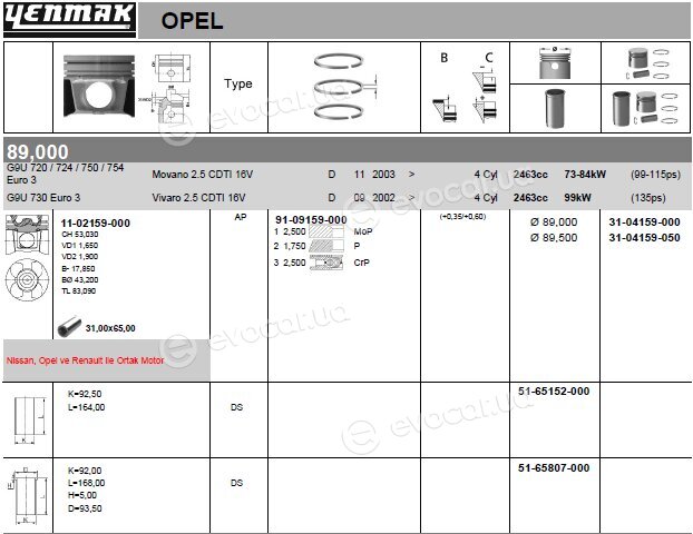 Yenmak 31-04159-050